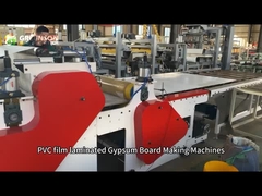 PVC-überzogene Gipsplatten-Produktionslinie mit automatischem Push-Feeder