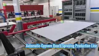 Automatische Produktionslinie zum Spritzen von Gipskartonplatten