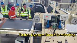 Doppelseitige Laminiermaschine für Gipskartonplatten