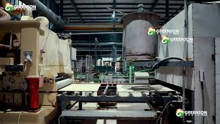 Produktionsausrüstung für Zwischendeckenplatten aus Mineralfaser
