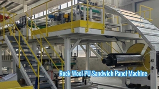 Maschine zur Herstellung von Steinwolle-PU-Sandwichplatten