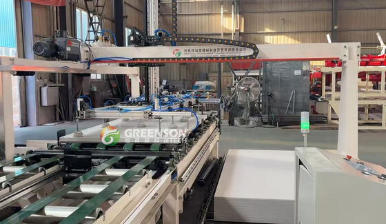 Ein guter Preis. Automatische Gipsplattenbandschneidemaschine für 1200 mm*2400 mm Platten Online