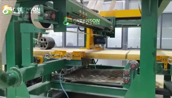 Produktionslinie für Steinwollplatten für die Herstellung von Baustoffen