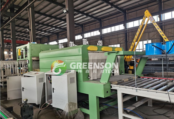 Automatischer Produktionsprozess Steinwollmaschine hohe Leistung für 50-200 mm Dicke