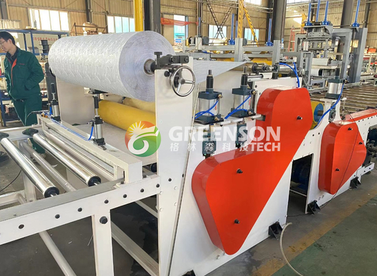 Automatische Plafondfliesenmachmaschine aus Gips mit PLC-Steuerung