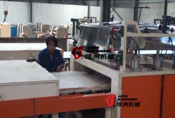 PVC-Film, Faser-Glas-Matte, Aluminiumfolie-lamellierende Maschine für Gipskartonplatte-Blatt