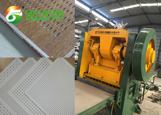 Gipskarton-perforiertes Blatt, das Maschine für Decken-und Wand-Dekoration herstellt