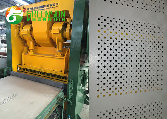 Voller automatischer Blatt-Perforierungs-Maschinen-Gipskarton-hydraulische Loch-Stanzmaschine