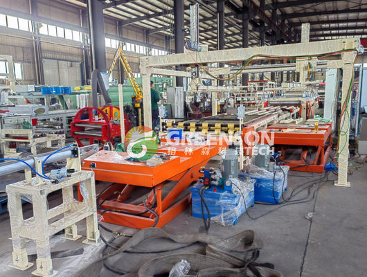 Ein guter Preis. Fully Automatic Lamination Machine for PVC Film Gypsum Board with 380V 50HZ Voltage and 2-6 Million Square Meters Capacity Online