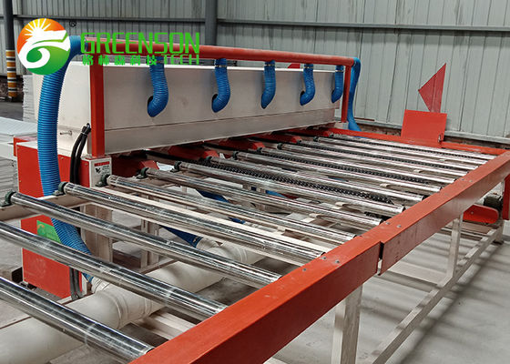 8 Million lamellierte Gipskarton-Schneidemaschine Sqm PVC mit Staub-Kollektor