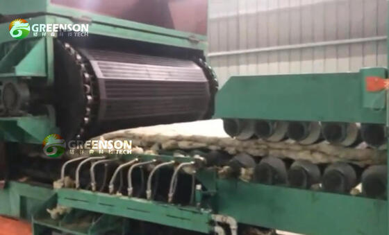 Produktionslinie für Steinwolle mit 1200-2400 mm Plattenbreite, 80-200 kg/m3 Dichte und Unterstützung durch ausländische Ingenieure