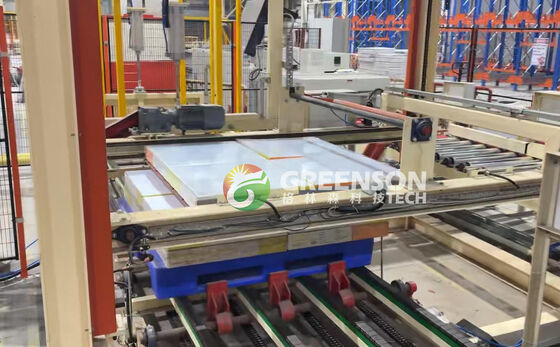 Ein guter Preis. 55kw PVC-Filmbeschichtete Gipsplattenmaschine mit 1300mm Max Laminationsbreite für 2-6 Millionen Quadratmeter/Jahr Produktion Online