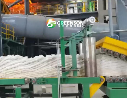 Ein guter Preis. Produktionslinie für Hochdensitätsplatten aus Steinwolle mit 80-200 kg/m3 Rohstoffdichte PLC-Steuerungssystem und 380V/50Hz Stromversorgung Online