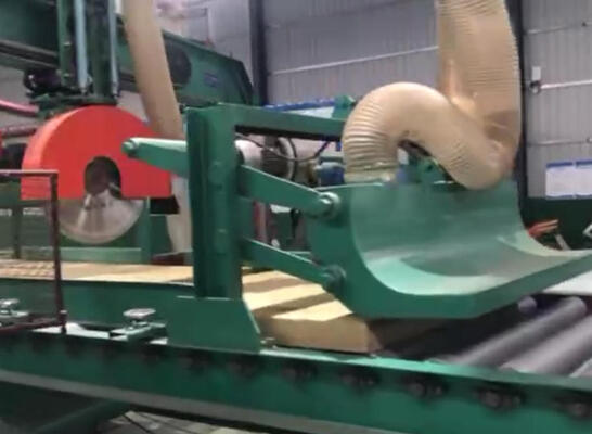 PLC-gesteuerte Hochtemperatur-Härtungslinie für die Herstellung von Steinwolle mit einer Rohdichte von 80-200 kg/m3