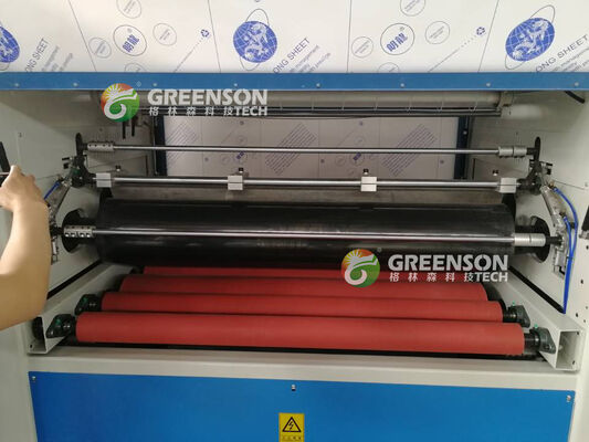 Vollautomatische Laminier maschine mit einer Produktions geschwindigkeit von 5-17 m/min, SPS-Steuerung und umwelt freundlichem PUR-Heiß schmelz kleber für Gipskartonplatten