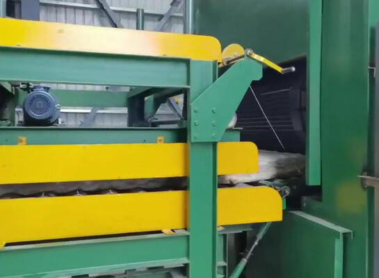 Ein guter Preis. PLC-gesteuerte Steinwollproduktionsanlage mit Hochtemperaturhärtung für Basaltwollplatten mit 80-200 kg/m3 Online