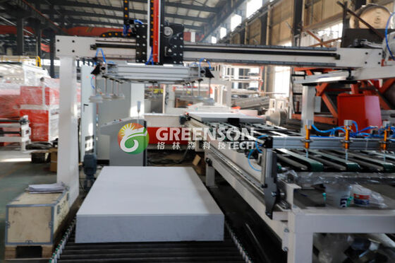 Ein guter Preis. High Efficiency Dust Free Cutting Gypsum Board Slitting Machine For 100mm Wide Slats Online