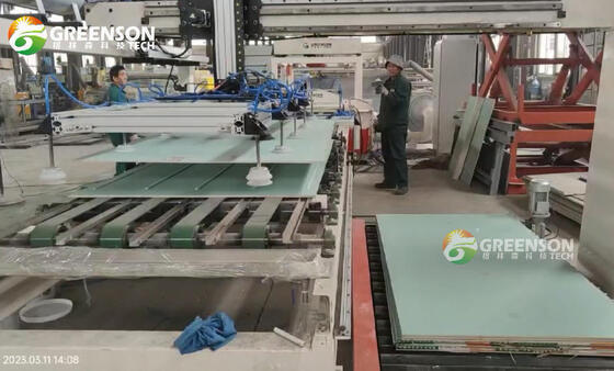 Mehrschneidiger Stapel- und Streifenschneider für Gipskartonplatten