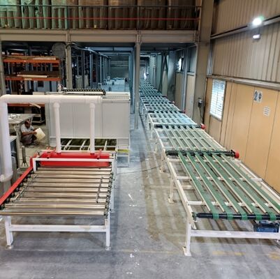 Ein guter Preis. Spritzlackiermaschinenlinie für dekorative Gipskartonplatten online