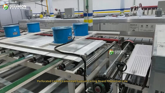 Umweltfreundliche Gipskarton-Sprühproduktionslinie