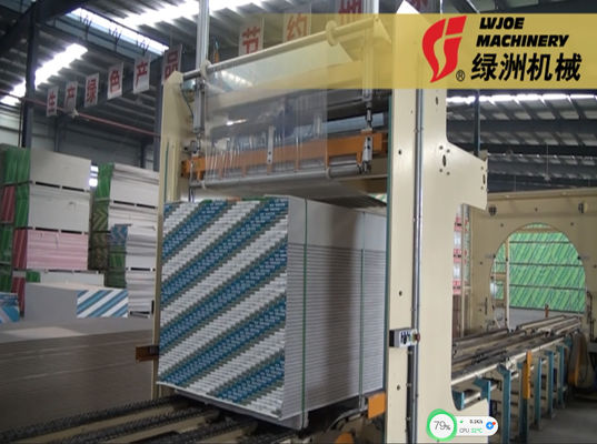 PLC steuern automatische Geschwindigkeit der Gipskarton-Verpackungsmaschine-15m/Min