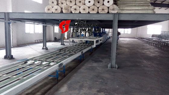 Baumaterial-vollautomatische Laminierungs-Maschinen-staubfreie MgO-Brett-Fertigungsstraße